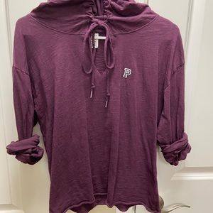 Cropped Campus Hooded Tee